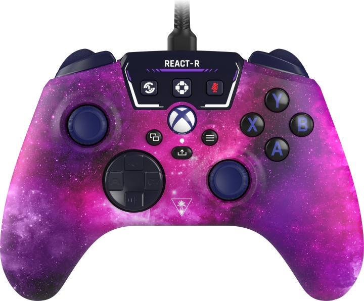 Turtle Beach React-R sonisk spillkontroller, Nebula, Xbox / PC i gruppen Elektronikk / TV-spill & tilbehør / Xbox Series X / Tilbehør hos TP E-commerce Nordic AB (C68117)