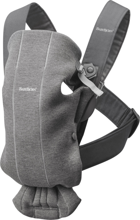 BabyBjörn Mini 3D Jersey-ryggsekk, Mørkegrå i gruppen LEKER, BARN OG BABY / Babyprodukter / Omsorg og hygiene hos TP E-commerce Nordic AB (C68258)