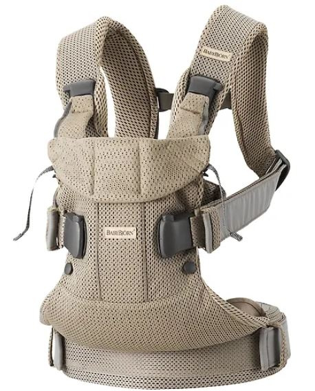 BabyBjörn Carrier One Air bæresele, Grå Beige 3D Mesh i gruppen LEKER, BARN OG BABY / Babyprodukter / Omsorg og hygiene hos TP E-commerce Nordic AB (C68645)