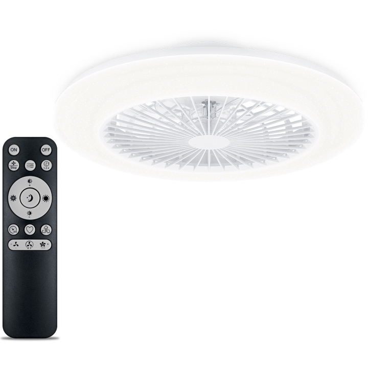 Philips Amigo Takvifte med LED-belysning Varm/kaldhvit 4000 lm i gruppen HJEM, HUS OG HAGE / Vifter og klimaprodukter / Gulvvifte hos TP E-commerce Nordic AB (C68772)