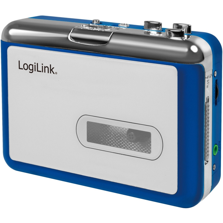 LogiLink Kassettopptaker for Bluetooth-hodetelefoner/høyttalere i gruppen Elektronikk / Lyd & Bilde / Hjemmekino, HiFi og bærbar / Bærbar musikkspiller / CD-Spillere hos TP E-commerce Nordic AB (C68803)