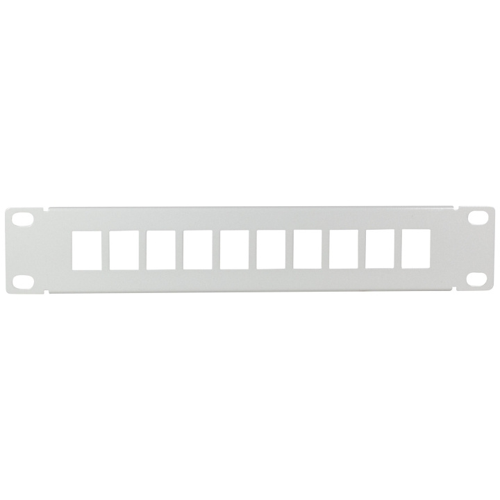 LogiLink Kretspanel for 10 Keystone-kontakter for 10