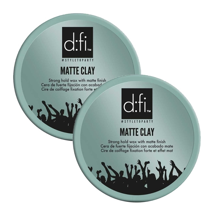D:fi 2-pk D:fi Matte Clay 150 g i gruppen HELSE OG SKJØNNHET / Hår & styling / Hårstyling / Stylingkrem hos TP E-commerce Nordic AB (C69321)