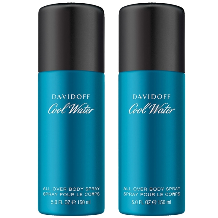 Davidoff Davidoff 2-pk Cool Water Body Spray 150 ml i gruppen HELSE OG SKJØNNHET / Duft og parfyme / Deodorant / Deo for han hos TP E-commerce Nordic AB (C69323)