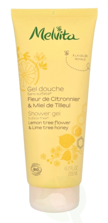 Melvita Shower Gel 200 ml Lemon Tree Flower & Lime Tree Honey i gruppen HELSE OG SKJØNNHET / Hår & styling / Hårpleie / Sjampo hos TP E-commerce Nordic AB (C69441)