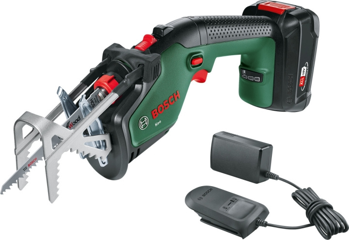 Bosch Keo 18 batteridrevet motorsag, med 2,0 Ah batteri i gruppen HJEM, HUS OG HAGE / Verktøy / Annet elektrisk verktøy hos TP E-commerce Nordic AB (C69496)