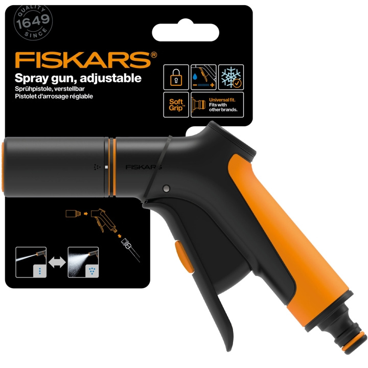 Fiskars Justerbar sprøytepistol. avtrekker foran i gruppen HJEM, HUS OG HAGE / Hageprodukter / Hageredskap hos TP E-commerce Nordic AB (C69559)