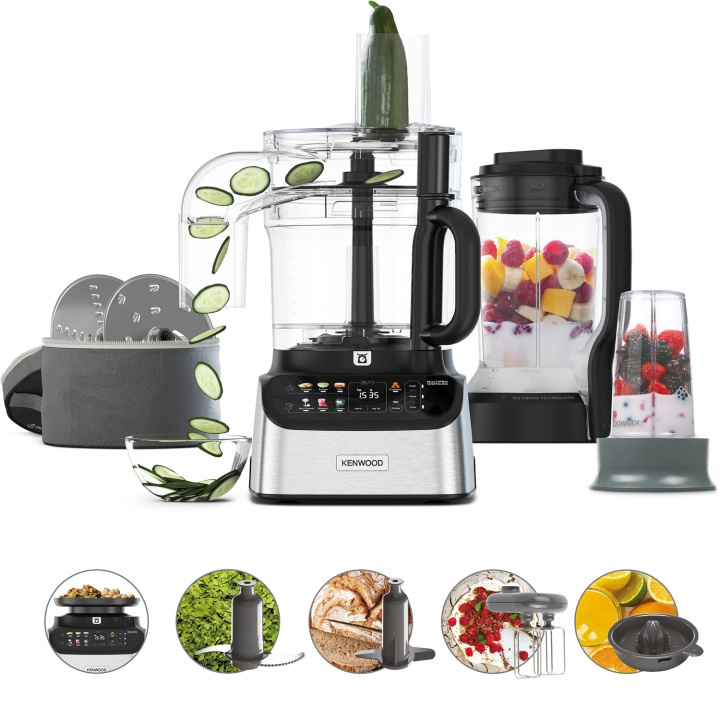 Kenwood Kjøkkenmaskin PRO FDM73.850SS MultiPro OneTouch i gruppen HJEM, HUS OG HAGE / Husholdningsapparater / Matprosessorer og kjøkkenassistenter / Matprosessorer hos TP E-commerce Nordic AB (C69585)