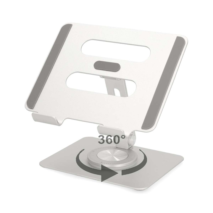 Nedis Tablet Stand | Stativ | Full Motion | Sølv i gruppen SMARTTELEFON & NETTBRETT / Annet tilbehør / Dokking, stativ & holdere hos TP E-commerce Nordic AB (C69694)