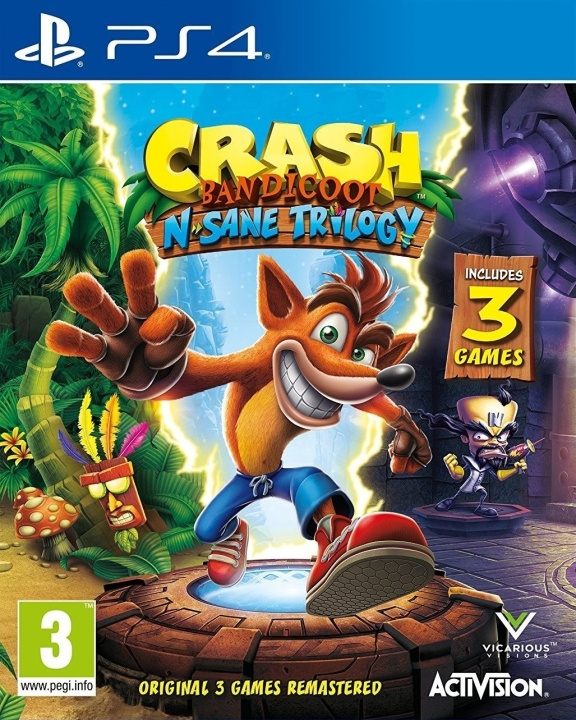 Activision Crash Bandicoot - N. Sane Trilogy (PS4) i gruppen Elektronikk / TV-spill & tilbehør / Sony PlayStation 4 / Spill hos TP E-commerce Nordic AB (C69725)