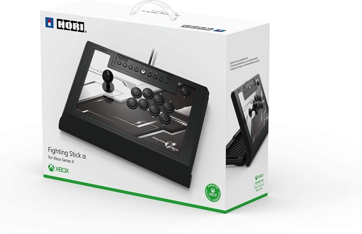 HORI Fighting Stick α spillkontroller, Xbox / PC i gruppen Elektronikk / TV-spill & tilbehør / Xbox Series X / Tilbehør hos TP E-commerce Nordic AB (C70153)