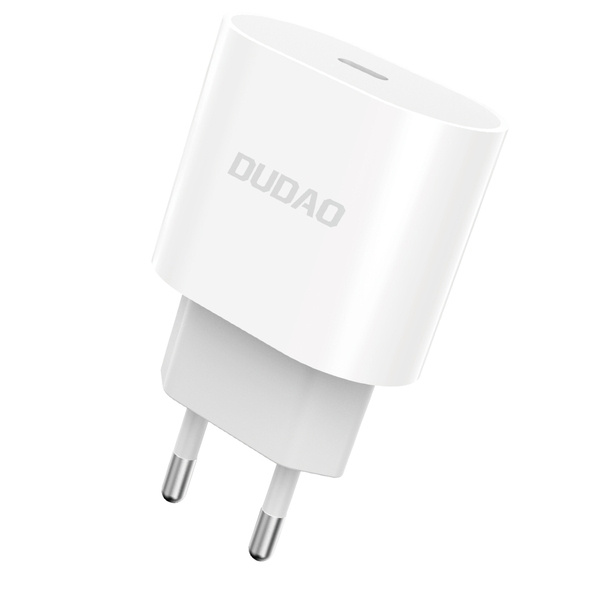 Dudao A8SEU Adapter 20Watt 1xUSB-C i gruppen SMARTTELEFON & NETTBRETT / Ladere og Kabler / Vegglader / Vegglader Type C hos TP E-commerce Nordic AB (C70274)