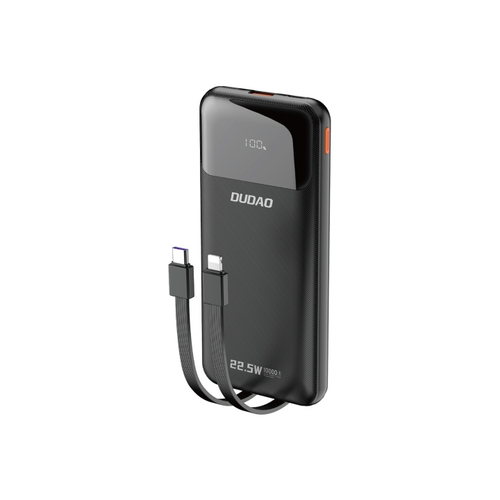 Dudao K15PRO powerbank 20000 mAh 22,5 W svart i gruppen SMARTTELEFON & NETTBRETT / Ladere og Kabler / Powerbanks hos TP E-commerce Nordic AB (C70308)