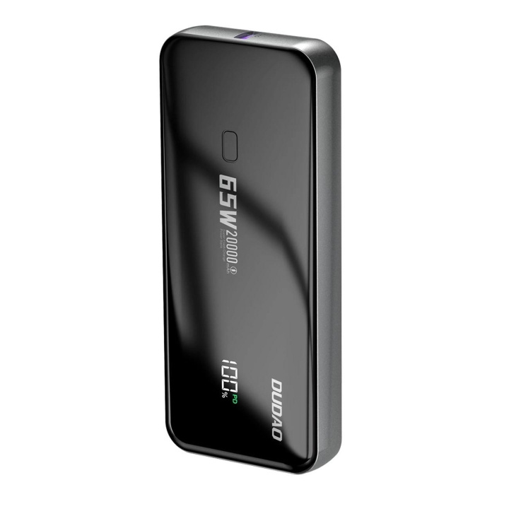 Dudao K65 powerbank 20000mAh PD 65W Svart i gruppen SMARTTELEFON & NETTBRETT / Ladere og Kabler / Powerbanks hos TP E-commerce Nordic AB (C70319)