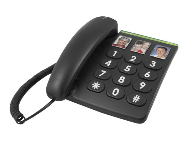 Doro PhoneEasy 331ph Telefon med ledning i gruppen Elektronikk / Lyd & Bilde / Fast telefoni / Bord- og veggtelefoner hos TP E-commerce Nordic AB (C70326)