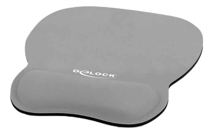 DeLOCK Ergonomisk musematte med håndleddsstøtte grå 245 x 206 mm i gruppen Datautstyr / Mus & Tastatur / Håndleddsstøtte hos TP E-commerce Nordic AB (C70476)