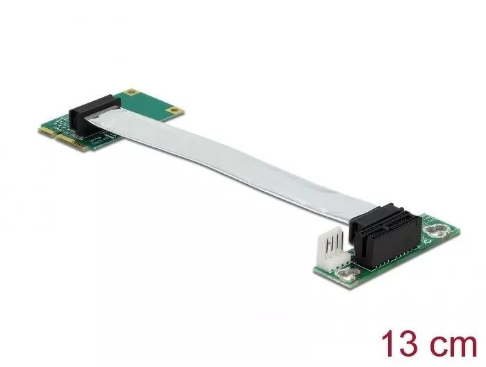 DeLOCK Stigeradskort Mini PCI Express > PCI Express x1 venstre innsetting i gruppen Datautstyr / Nettverk / Nettverkskort / PCI Express hos TP E-commerce Nordic AB (C70515)