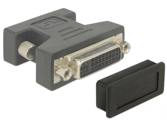 DeLOCK Støvdeksel for DVI hunn 10 stk svart i gruppen Datautstyr / Kabler og adaptere / DVI / Adaptere hos TP E-commerce Nordic AB (C70559)