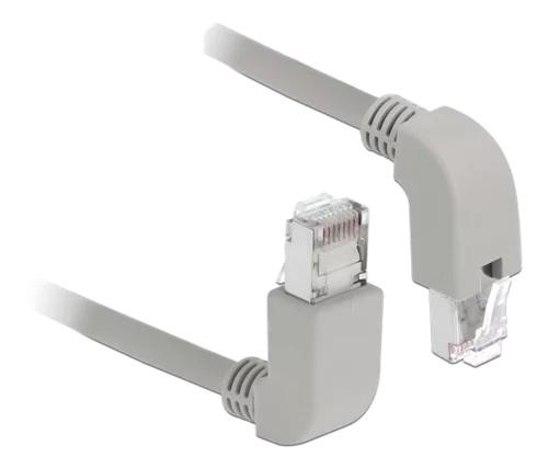 DeLOCK Nettverkskabel RJ45 Cat.5e SF / UTP vinklet 2m i gruppen Datautstyr / Kabler og adaptere / Nettverk / Cat5e hos TP E-commerce Nordic AB (C70714)