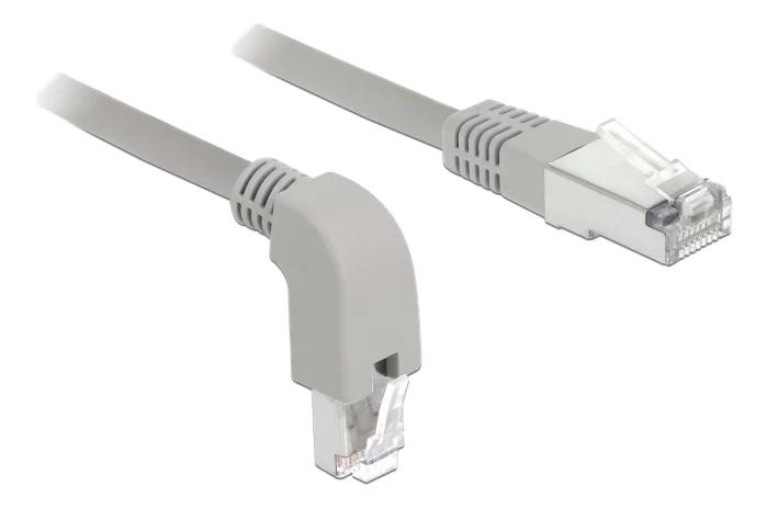 DeLOCK Nettverkskabel RJ45 Cat.6A S/FTP nedovervinklet 0,5m i gruppen Datautstyr / Kabler og adaptere / Nettverk / Cat6 hos TP E-commerce Nordic AB (C70724)