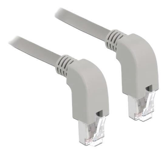 DeLOCK Nettverkskabel RJ45 Cat.6A S/FTP nedovervinklet 1m i gruppen Datautstyr / Kabler og adaptere / Nettverk / Cat6 hos TP E-commerce Nordic AB (C70726)