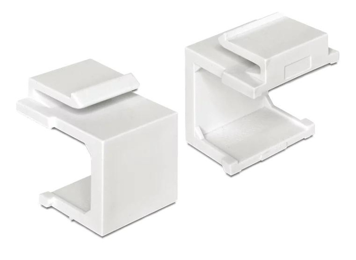 DeLOCK Keystone cover hvit 4 stk i gruppen Datautstyr / Kabler og adaptere / Nettverk / Adaptere og koblinger hos TP E-commerce Nordic AB (C70745)