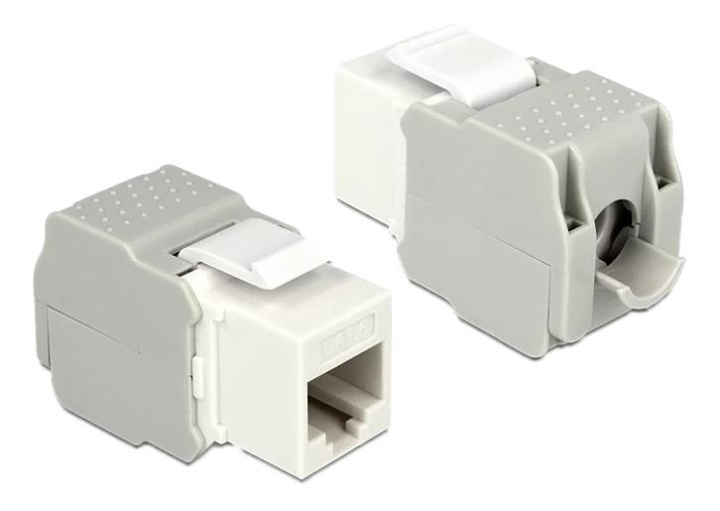 DeLOCK Keystone-modul RJ45-kontakt > LSA Cat.6 UTP hvit i gruppen Datautstyr / Kabler og adaptere / Nettverk / Adaptere og koblinger hos TP E-commerce Nordic AB (C70748)