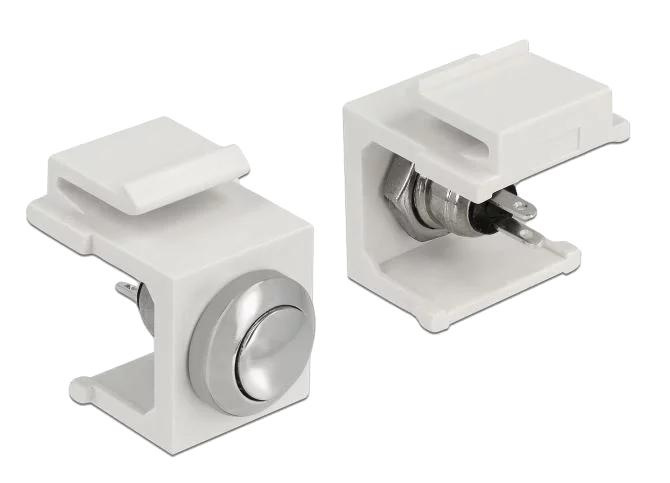 DeLOCK Keystone Trykknapp svart i gruppen Datautstyr / Kabler og adaptere / Nettverk / Adaptere og koblinger hos TP E-commerce Nordic AB (C70756)