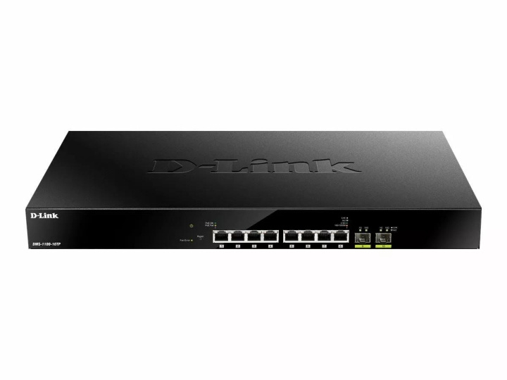 D-Link Switch, 8x 100/1000/2,5G (PoE+) + 2x 10 Gigabit SFP+, PoE+ i gruppen Datautstyr / Nettverk / Switcher hos TP E-commerce Nordic AB (C70815)