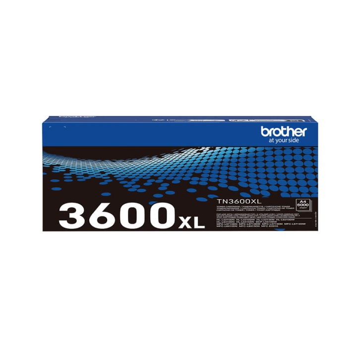 Brother Toner TN3600XL TN-3600 XL Svart i gruppen Datautstyr / Skrivere og tilbehør / Blekk og toner / Toner / Brother hos TP E-commerce Nordic AB (C71328)
