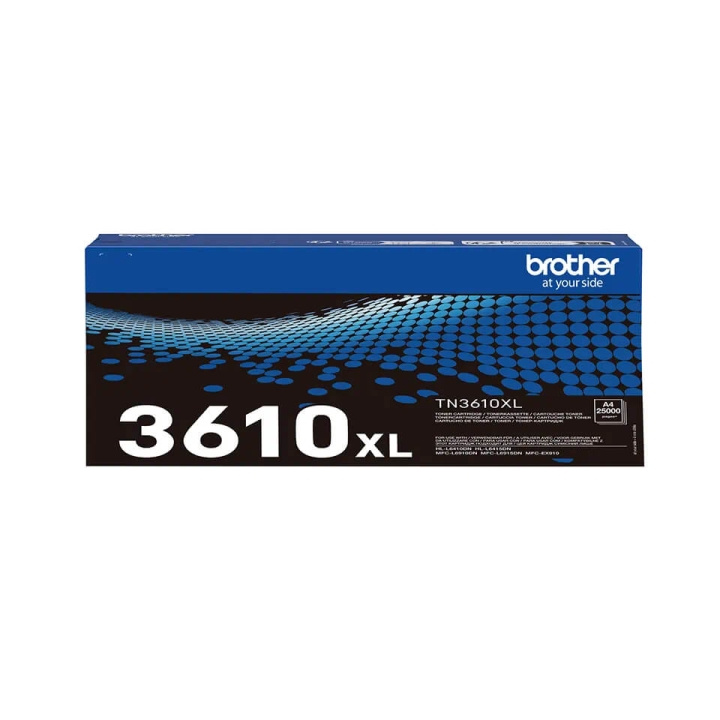 Brother Toner TN3610XL TN-3610 XL Svart i gruppen Datautstyr / Skrivere og tilbehør / Blekk og toner / Toner / Brother hos TP E-commerce Nordic AB (C71331)