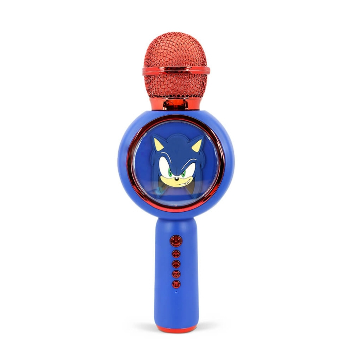 Sonic the Hedgehog Karaoke Mic PopSing With LED i gruppen Elektronikk / Lyd & Bilde / Håndholdte mikrofoner hos TP E-commerce Nordic AB (C71387)