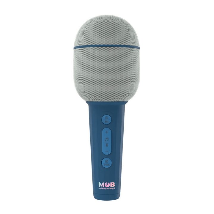 Mobility On Board MOB Karaoke MIC Groovy Blue i gruppen Elektronikk / Lyd & Bilde / Håndholdte mikrofoner hos TP E-commerce Nordic AB (C71479)