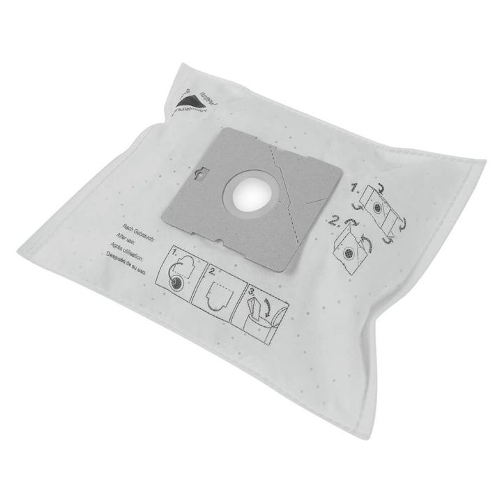 CLEANBAG Microfleece+ Dustbag Gr.50/VM77/VP78 4+1 i gruppen HJEM, HUS OG HAGE / Rengjøringsprodukter / Støvsugere og tilbehør / Tilbehør / Støvsugerposer hos TP E-commerce Nordic AB (C71498)