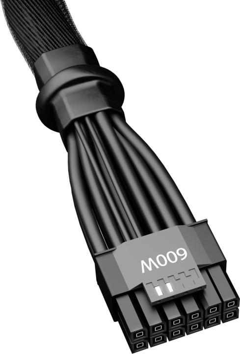 be quiet! 12VHPWR PCIe-adapterkabel i gruppen Datautstyr / PC-Komponenter / Strømforsyning/PSU hos TP E-commerce Nordic AB (C71771)