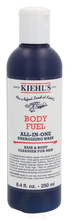 Kiehl\'s Body Fuel All-In-One Energising Wash 250 ml Hair & Body i gruppen HELSE OG SKJØNNHET / Hudpleie / Kroppspleie / Bad- og dusjkrem hos TP E-commerce Nordic AB (C71989)