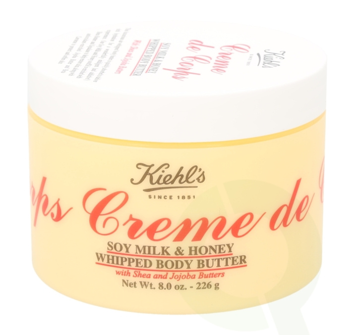 Kiehl\'s Creme De Corps Whipped Body Butter 226 g Soyamelk & honning i gruppen HELSE OG SKJØNNHET / Hudpleie / Kroppspleie / Body lotion hos TP E-commerce Nordic AB (C71994)