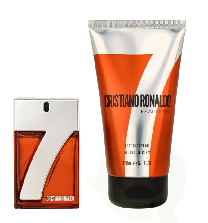 Cristiano Ronaldo CR7 Fearless Giftset 180 ml Edt Spray 30ml/Showergel 150ml i gruppen HELSE OG SKJØNNHET / Duft og parfyme / Parfyme / Parfyme for han hos TP E-commerce Nordic AB (C72004)