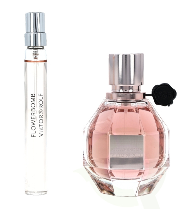 Viktor & Rolf Flowerbomb Gavesett 60 ml Edp Spray 50ml/Edp Spray 10ml i gruppen HELSE OG SKJØNNHET / Gavesett / Gavesett for henne hos TP E-commerce Nordic AB (C72104)