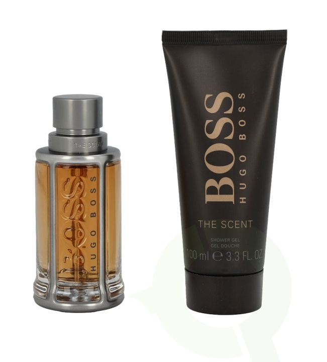Hugo Boss The Scent Giftset 150 ml Edt Spray 50ml/Shower Gel 100ml i gruppen HELSE OG SKJØNNHET / Gavesett / Gavesett for ham hos TP E-commerce Nordic AB (C72685)