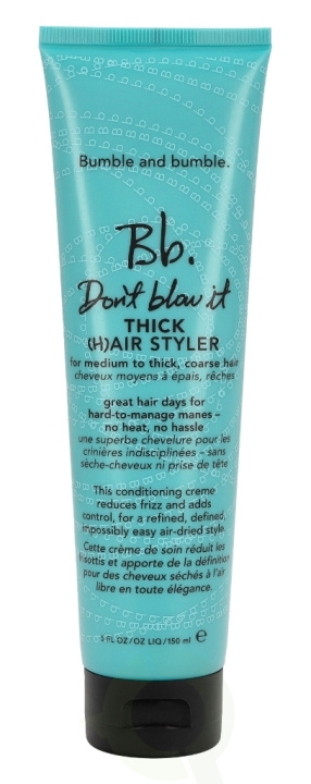 Bumble and Bumble Bumble & Bumble Don\'t Blow It Thick Hair Styler 150 ml i gruppen HELSE OG SKJØNNHET / Hår & styling / Hårstyling / Stylingkrem hos TP E-commerce Nordic AB (C73270)