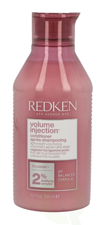 Redken Volume Injection Conditioner 300 ml Lett, volumgivende balsam for fint hår i gruppen HELSE OG SKJØNNHET / Hår & styling / Hårpleie / Balsam hos TP E-commerce Nordic AB (C73759)