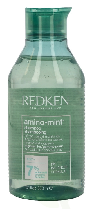 Redken Amino-Mint Shampoo 300 ml i gruppen HELSE OG SKJØNNHET / Hår & styling / Hårpleie / Sjampo hos TP E-commerce Nordic AB (C73762)