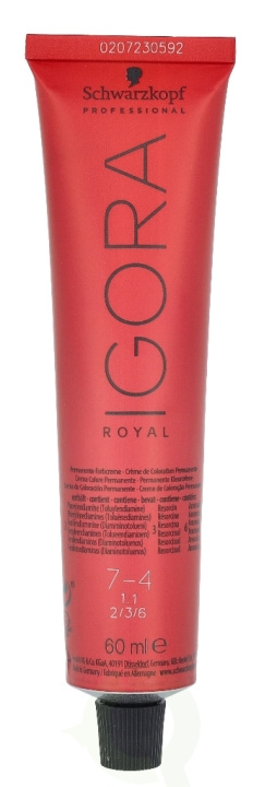 Schwarzkopf Igora Royal Permanent Colour Cream 60 ml 45477 i gruppen HELSE OG SKJØNNHET / Hår & styling / Hårpleie / Hårfarge / Hårfarge & Fargebombe hos TP E-commerce Nordic AB (C73814)
