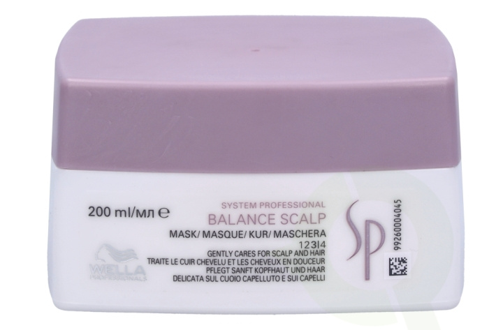 Wella SP - Balance Scalp Mask 200 ml i gruppen HELSE OG SKJØNNHET / Hår & styling / Hårpleie / Hårmaske hos TP E-commerce Nordic AB (C73929)