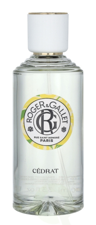 Roger & Gallet Cedrat Wellbeing Fragrant Water 100 ml Natural Spray i gruppen HELSE OG SKJØNNHET / Duft og parfyme / Parfyme / Unisex hos TP E-commerce Nordic AB (C74530)