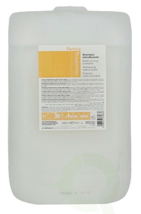 Fanola Nutri Care Restructuring Shampoo 10000 ml i gruppen HELSE OG SKJØNNHET / Hår & styling / Hårpleie / Sjampo hos TP E-commerce Nordic AB (C74564)