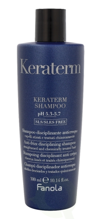 Fanola Keraterm Hair Ritual Anti-Frizz Shampoo 300 ml SLS/SLES Free Straightened And Chemically Treated Hair i gruppen HELSE OG SKJØNNHET / Hår & styling / Hårpleie / Sjampo hos TP E-commerce Nordic AB (C74565)