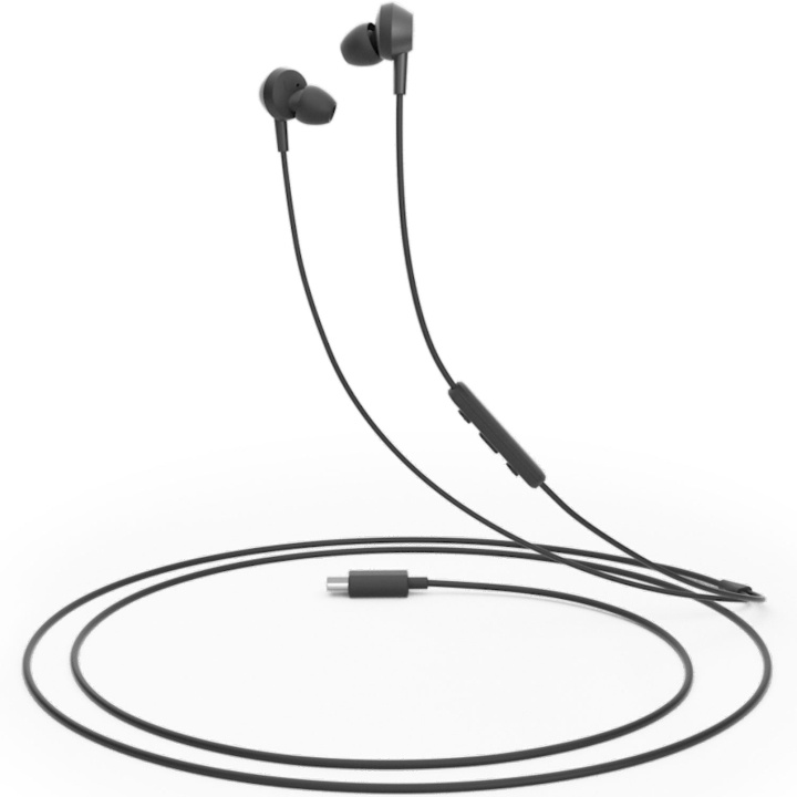Philips TAE5008BK In-ear-hodetelefoner med mikrofon og fjernkontroll. USB-C-kontakt. Svart i fargen i gruppen Elektronikk / Lyd & Bilde / Hodetelefoner & Tilbehør / Hodetelefoner hos TP E-commerce Nordic AB (C74668)