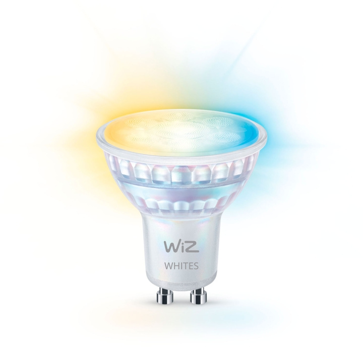 WiZ WiFi Smart LED GU10 50W 345lm varm-kald hvit 1-pk i gruppen Elektronikk / Lys / LED-lys hos TP E-commerce Nordic AB (C74690)